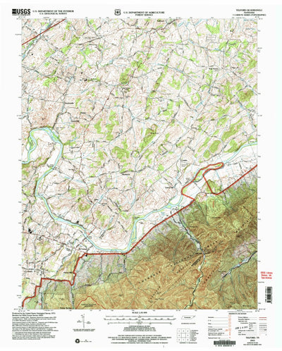United States Geological Survey Telford, TN (2003, 24000-Scale) digital map