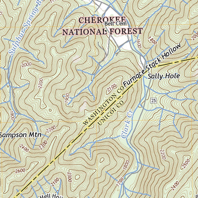 United States Geological Survey Telford, TN (2022, 24000-Scale) digital map