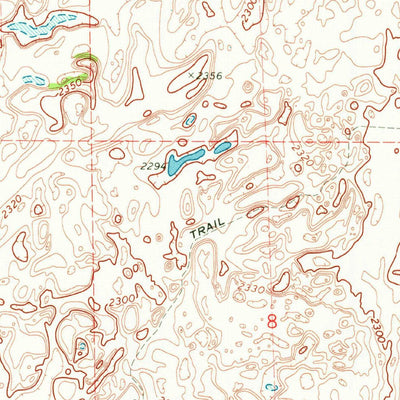 United States Geological Survey Telford, WA (1969, 24000-Scale) digital map