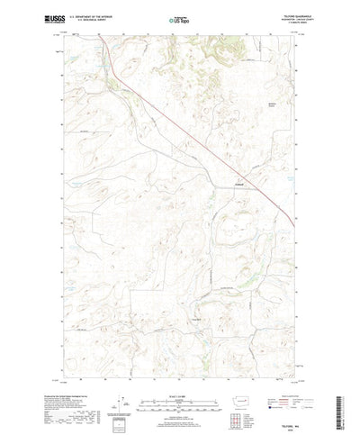 United States Geological Survey Telford, WA (2020, 24000-Scale) digital map