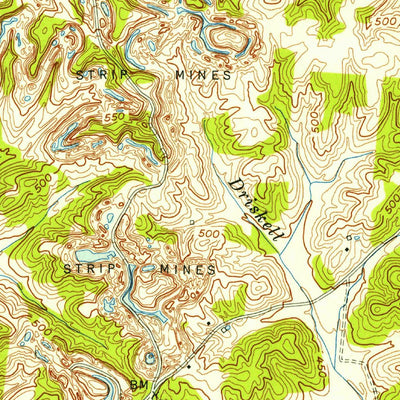 United States Geological Survey Tell City, IN-KY (1953, 24000-Scale) digital map