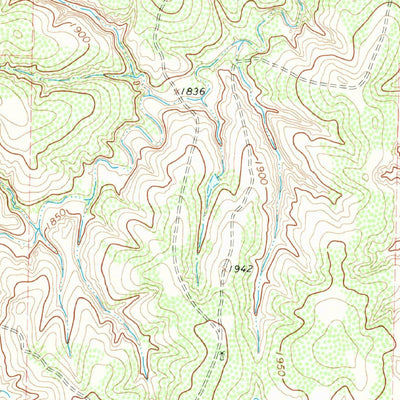 United States Geological Survey Tell North, TX (1967, 24000-Scale) digital map