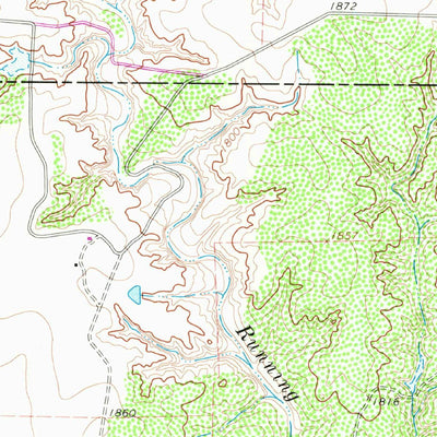 United States Geological Survey Tell South, TX (1967, 24000-Scale) digital map