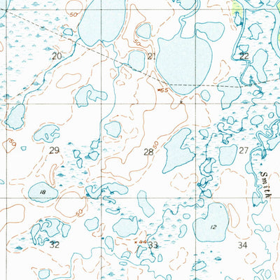United States Geological Survey Teller A-1, AK (1950, 63360-Scale) digital map