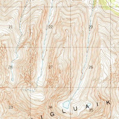 United States Geological Survey Teller A-1, AK (1950, 63360-Scale) digital map