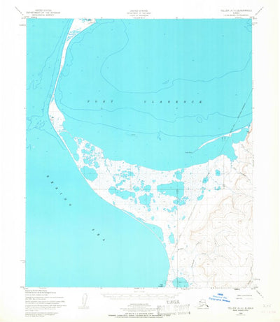 United States Geological Survey Teller A-4, AK (1950, 63360-Scale) digital map