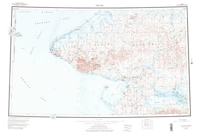 United States Geological Survey Teller, AK (1950, 250000-Scale) digital map