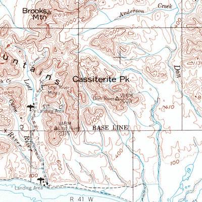 United States Geological Survey Teller, AK (1950, 250000-Scale) digital map