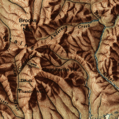 United States Geological Survey Teller, AK (1951, 250000-Scale) digital map