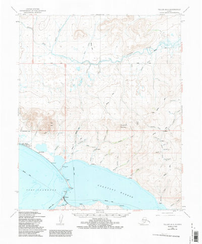 United States Geological Survey Teller B-3, AK (1950, 63360-Scale) digital map