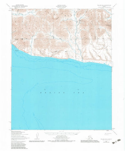 United States Geological Survey Teller B-5, AK (1950, 63360-Scale) digital map
