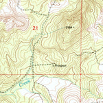 United States Geological Survey Teller Butte, OR (1992, 24000-Scale) digital map
