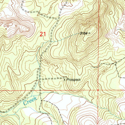 United States Geological Survey Teller Butte, OR (1992, 24000-Scale) digital map
