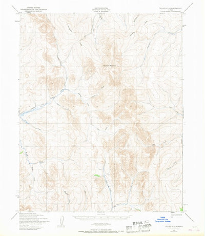 United States Geological Survey Teller C-1, AK (1950, 63360-Scale) digital map