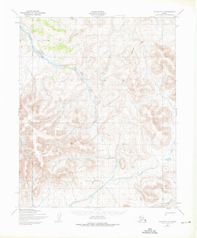 United States Geological Survey Teller C-3, AK (1950, 63360-Scale) digital map