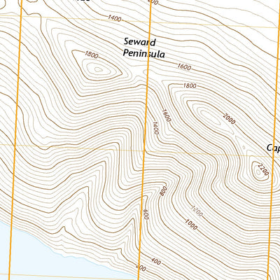 United States Geological Survey Teller C-7 SE, AK (2020, 25000-Scale) digital map