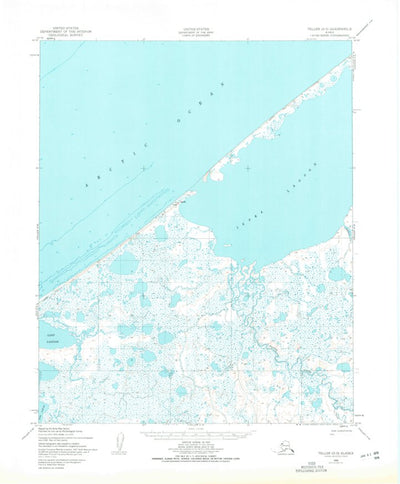 United States Geological Survey Teller D-5, AK (1950, 63360-Scale) digital map