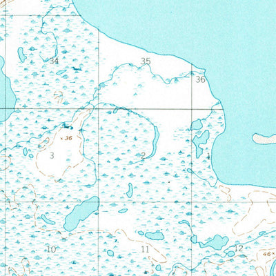 United States Geological Survey Teller D-5, AK (1950, 63360-Scale) digital map