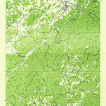 United States Geological Survey Tellico Plains, TN-NC (1934, 24000-Scale) digital map
