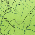 United States Geological Survey Tellico Plains, TN-NC (1934, 24000-Scale) digital map