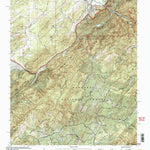United States Geological Survey Tellico Plains, TN-NC (2003, 24000-Scale) digital map