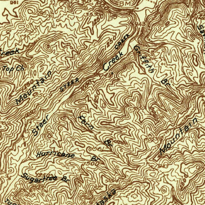 United States Geological Survey Tellico, TN-NC (1935, 48000-Scale) digital map