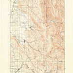 United States Geological Survey Telocaset, OR (1906, 125000-Scale) digital map