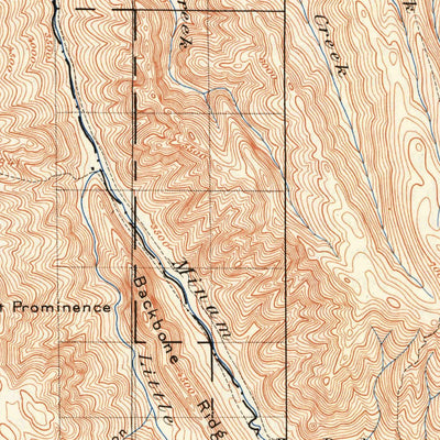 United States Geological Survey Telocaset, OR (1906, 125000-Scale) digital map