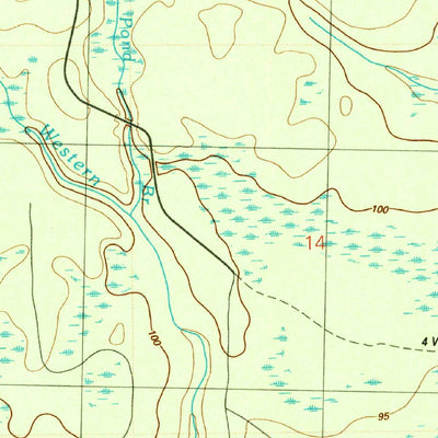 United States Geological Survey Telogia, FL (1990, 24000-Scale) digital map