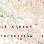 United States Geological Survey Temperance Creek, OR-ID (1995, 24000-Scale) digital map