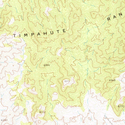 United States Geological Survey Tempiute Mountain, NV (1964, 62500-Scale) digital map