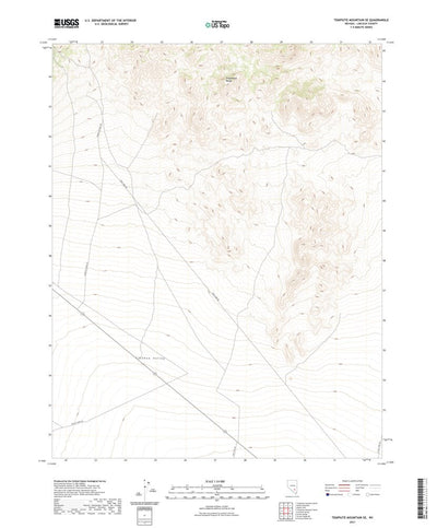 United States Geological Survey Tempiute Mountain SE, NV (2021, 24000-Scale) digital map