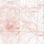 United States Geological Survey Tempiute Mountain South, NV (1987, 24000-Scale) digital map