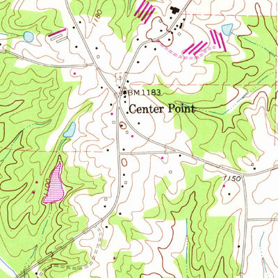 United States Geological Survey Temple, GA (1973, 24000-Scale) digital map