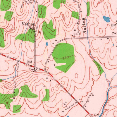 United States Geological Survey Temple Hill, KY (1953, 24000-Scale) digital map