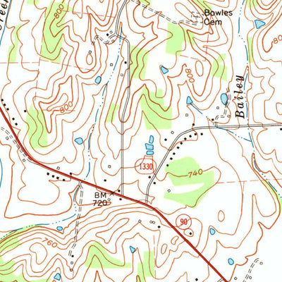 United States Geological Survey Temple Hill, KY (1973, 24000-Scale) digital map