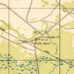 United States Geological Survey Temple, LA (1937, 31680-Scale) digital map