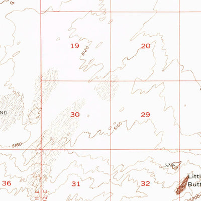 United States Geological Survey Temple Mountain, UT (1953, 62500-Scale) digital map