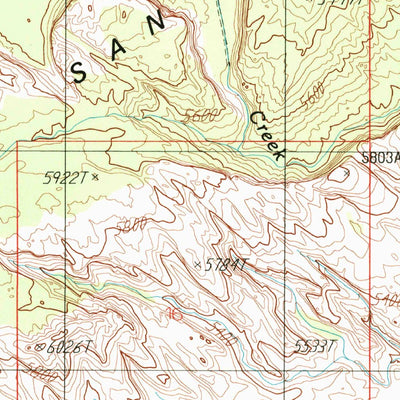 United States Geological Survey Temple Mountain, UT (1988, 24000-Scale) digital map