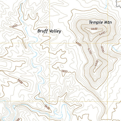 United States Geological Survey Temple Mountain, UT (2020, 24000-Scale) digital map