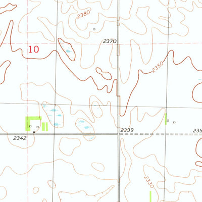 United States Geological Survey Temple, ND (1978, 24000-Scale) digital map