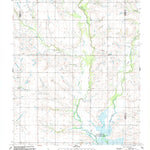United States Geological Survey Temple NW, OK (1987, 24000-Scale) digital map