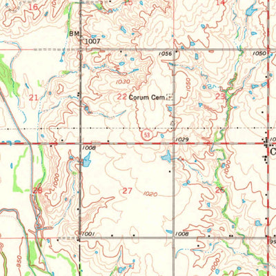 United States Geological Survey Temple, OK (1962, 62500-Scale) digital map