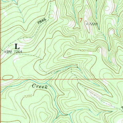 United States Geological Survey Temple Peak, ID (1979, 24000-Scale) digital map