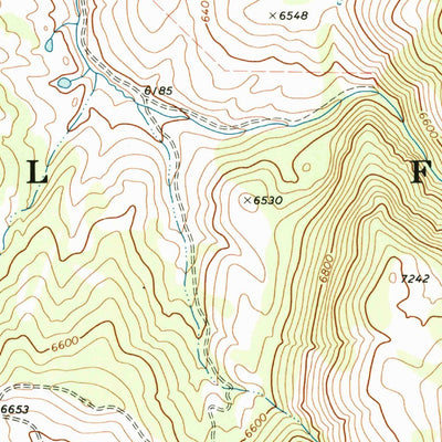 United States Geological Survey Temple Peak, UT (1969, 24000-Scale) digital map