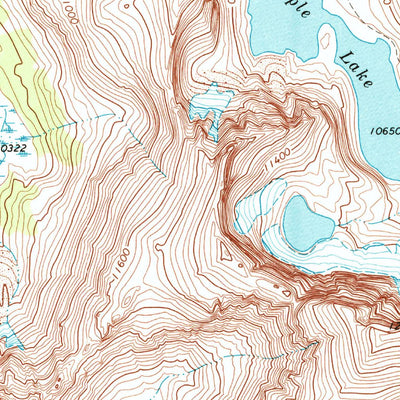 United States Geological Survey Temple Peak, WY (1969, 24000-Scale) digital map
