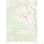 United States Geological Survey Temple Peak, WY (2023, 24000-Scale) digital map