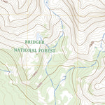 United States Geological Survey Temple Peak, WY (2023, 24000-Scale) digital map