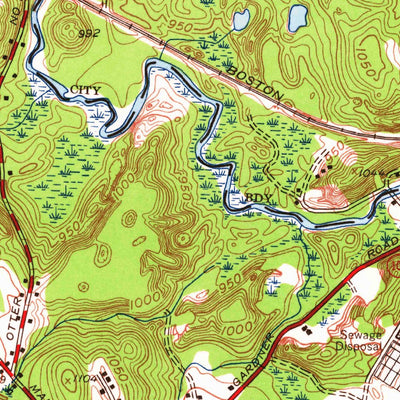 United States Geological Survey Templeton, MA (1954, 24000-Scale) digital map