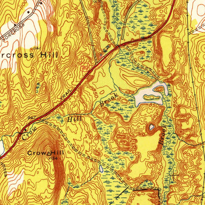 United States Geological Survey Templeton, MA (1954, 31680-Scale) digital map